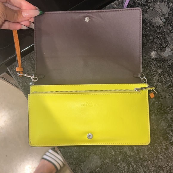 Anna Foldover Clutch Crossbody In Colorblock Signature Canvas - Picture 10 of 13